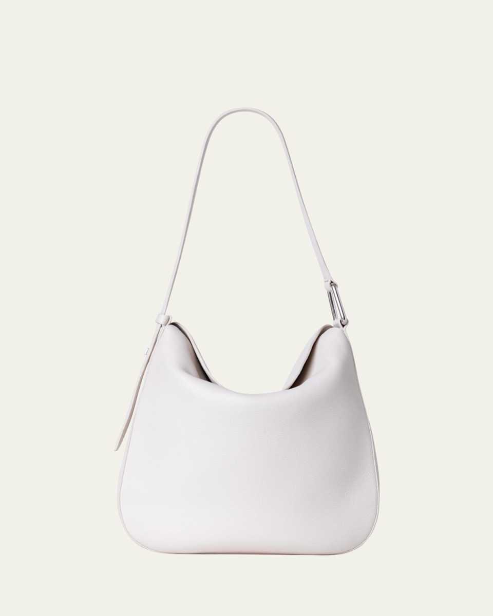 Anna Medium Leather Hobo Bag